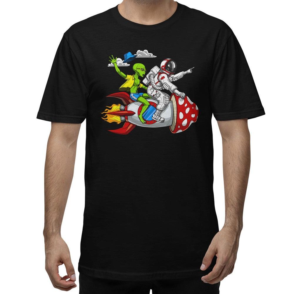 Space Mushroom Rocket T-Shirt