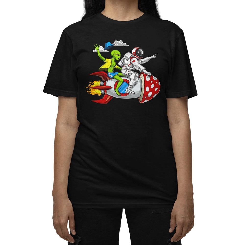Space Mushroom Rocket T-Shirt