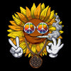 Sunflower Hippie Stoner T-Shirt