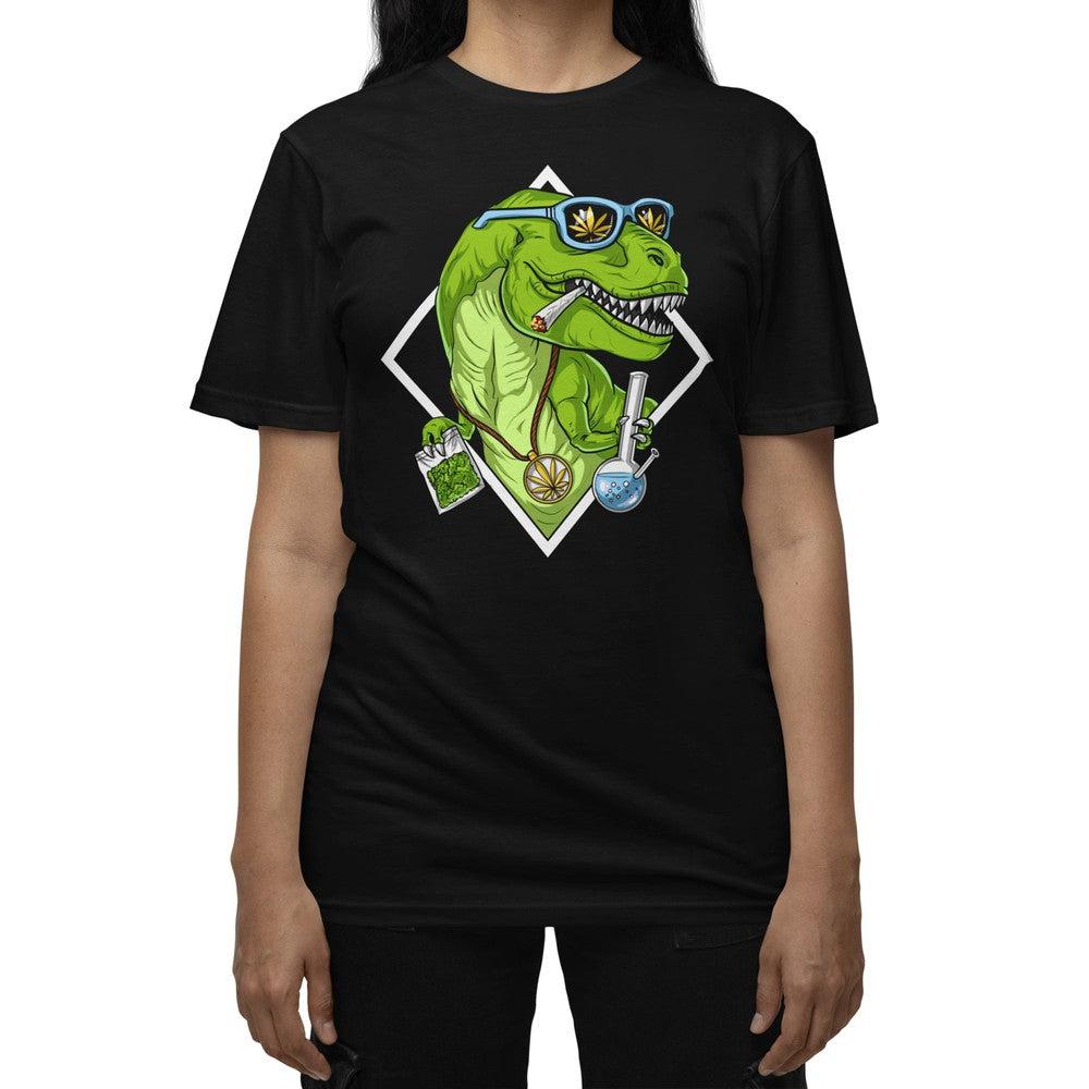 T-Rex Dinosaur Stoner T-Shirt