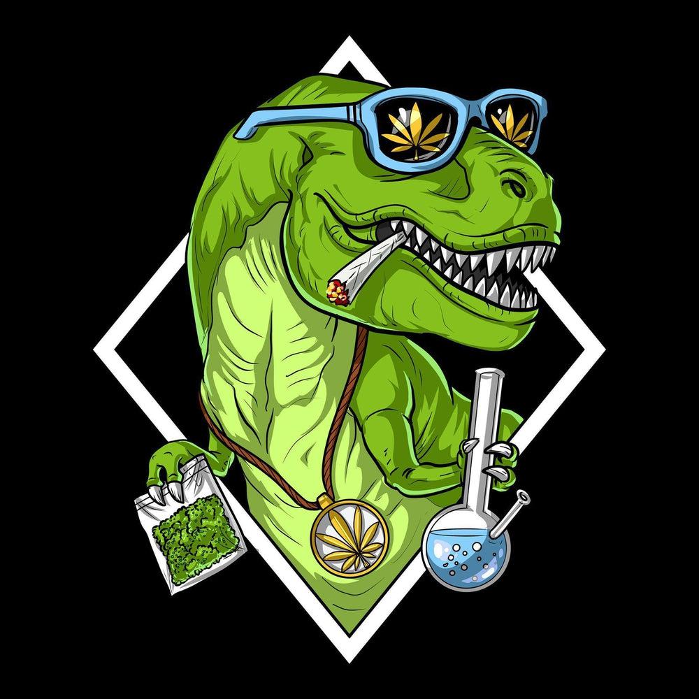 T-Rex Dinosaur Stoner T-Shirt