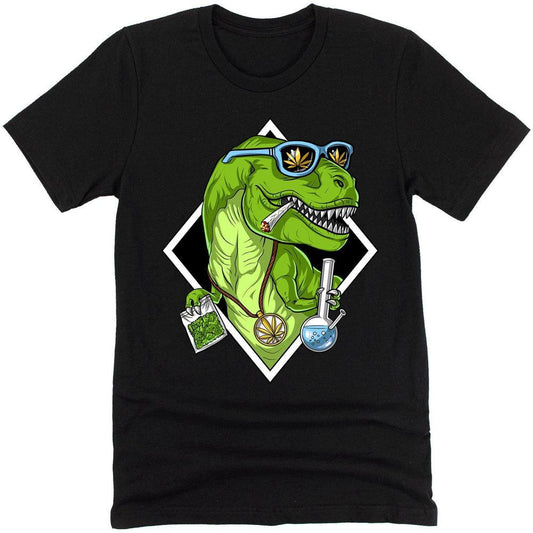T-Rex Dinosaur Stoner T-Shirt
