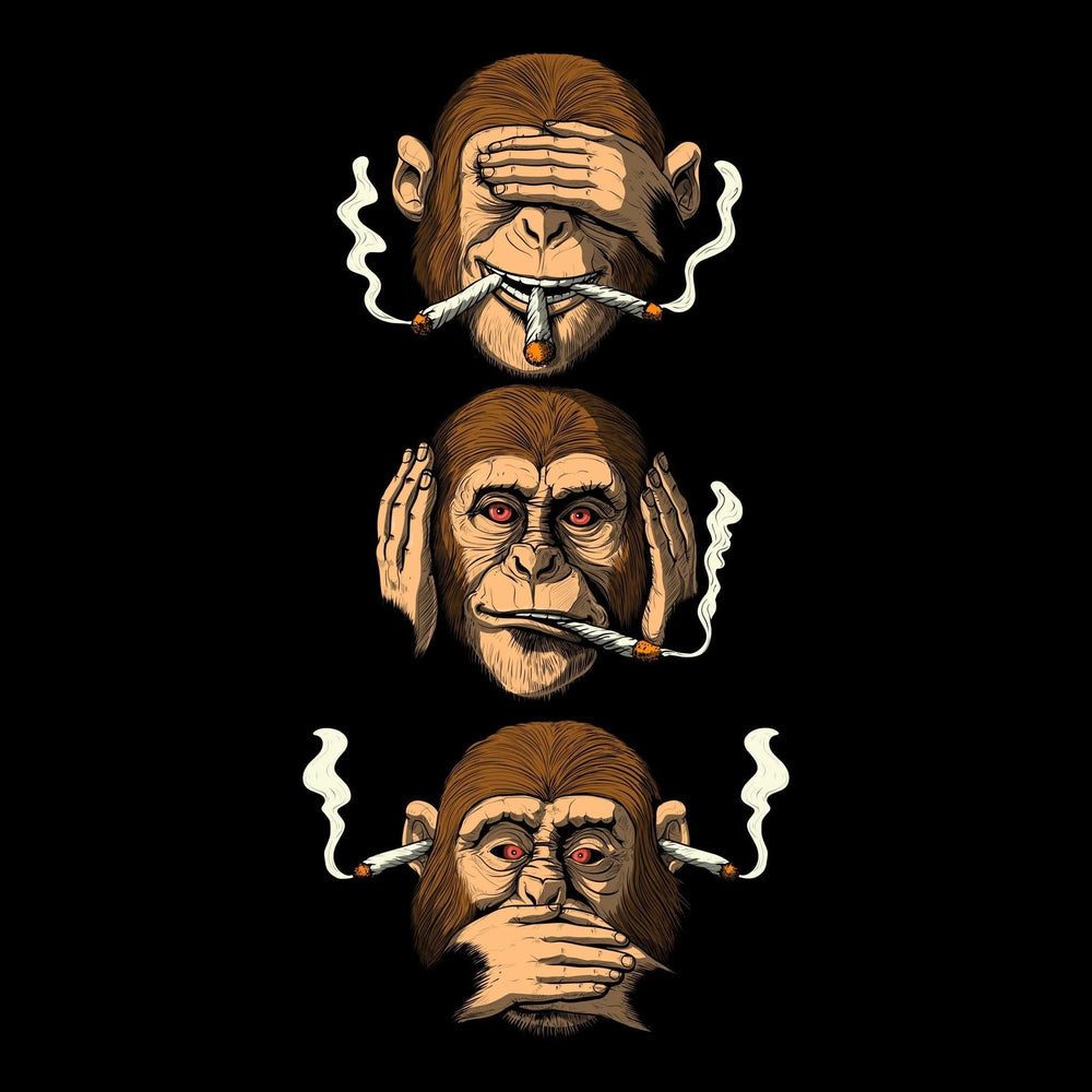 Three Stoned Monkeys T-Shirt
