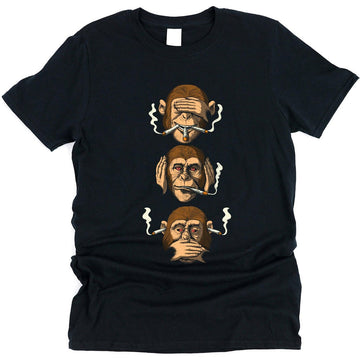 Three Stoned Monkeys T-Shirt