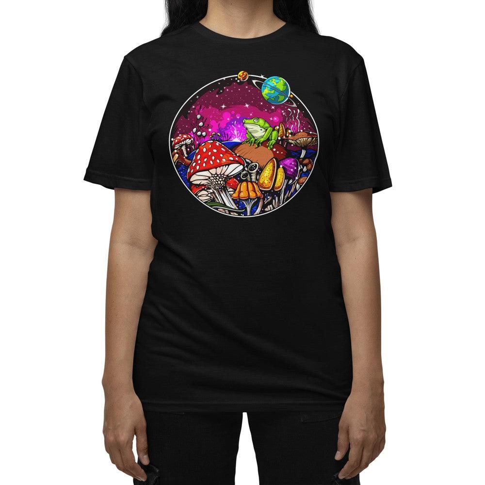 Trippy Mushrooms Forest T-Shirt