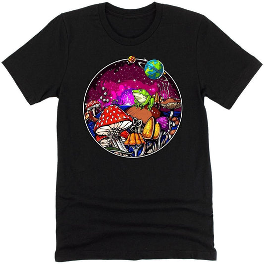 Trippy Mushrooms Forest T-Shirt