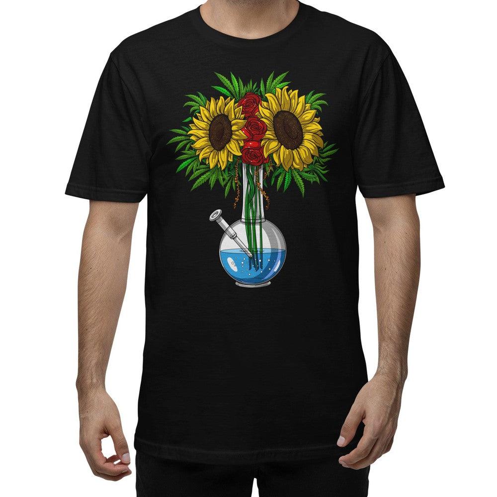 Weed Bong Vase T-Shirt