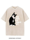 THE FUCK YOU LOOKIN AT? VINTAGE GYM SHIRT