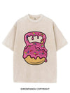 Delicious Donut Kettlebell Vintage Gym Shirt