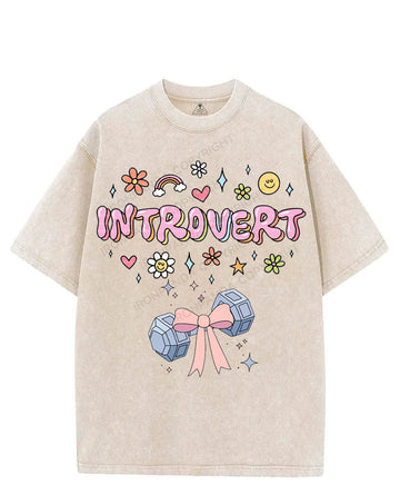 Introvert VINTAGE GYM SHIRT