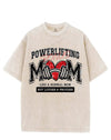 Powerlifting Bonus Mom VINTAGE GYM SHIRT