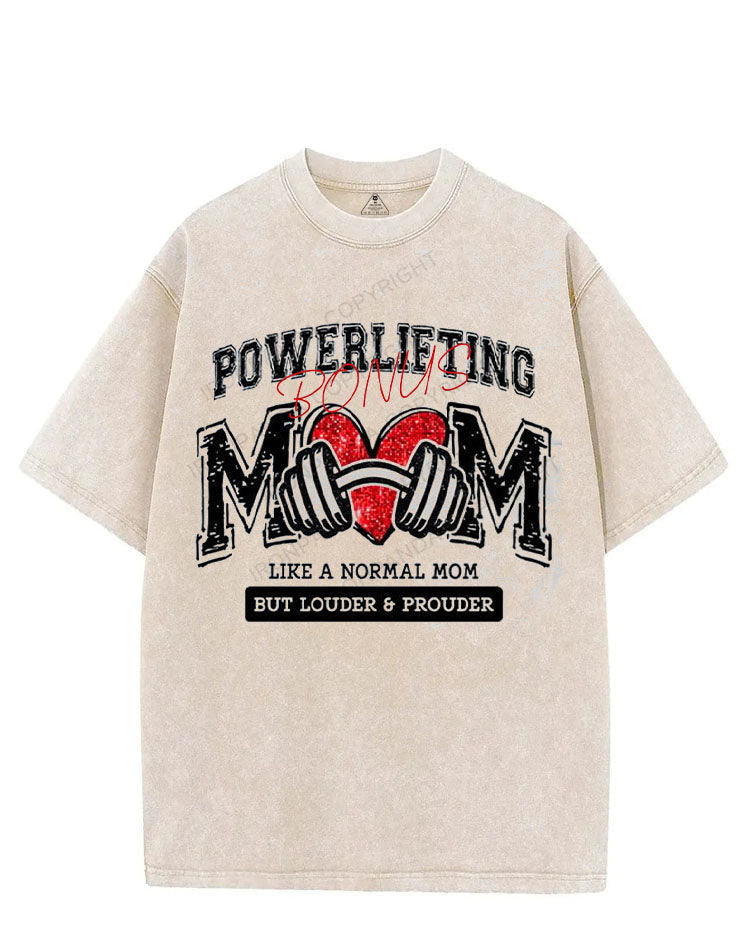 Powerlifting Bonus Mom VINTAGE GYM SHIRT