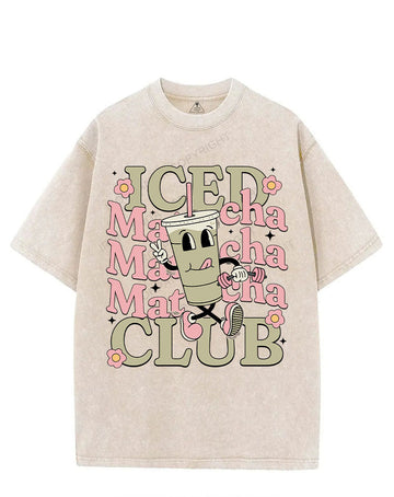 Iced Matcha Club VINTAGE GYM SHIRT