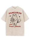 PANCAKES AND PANIC ATTACKS VINTAGE GYM SHIRT
