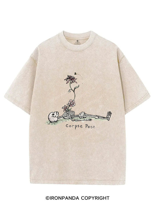 Corpse Yoga Pose VINTAGE GYM SHIRT