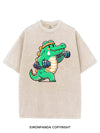 LIFTING CROCODILE VINTAGE GYM SHIRT