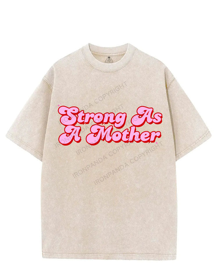 STRONG AS A Mom  VINTAGE GYM SHIRT