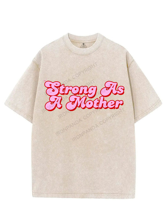 STRONG AS A Mom  VINTAGE GYM SHIRT