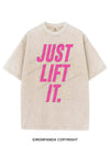 JUST LIFT IT VINTAGE GYM SHIRT