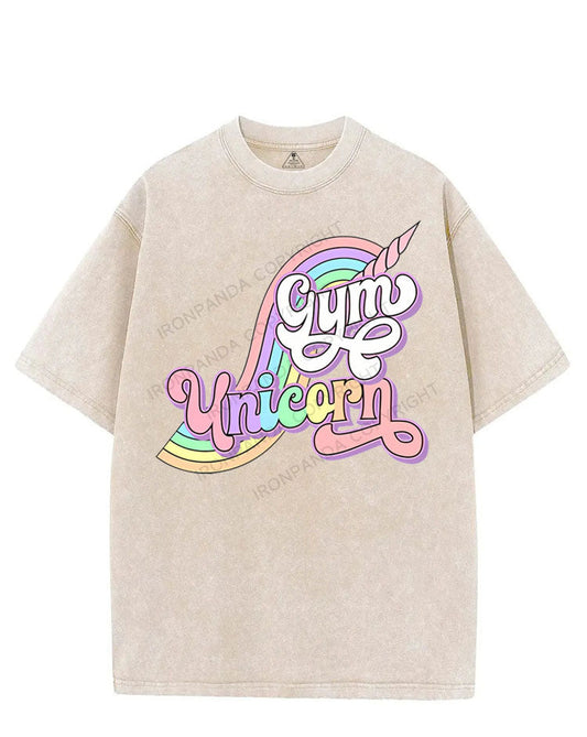 GYM UNICORN VINTAGE GYM SHIRT