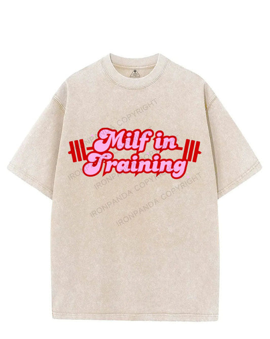 MILF IN TRAINING VINTAGE GYM SHIRT