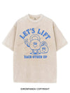 LET'S LIFT EACH OTHER CUP VINTAGE GYM SHIRT