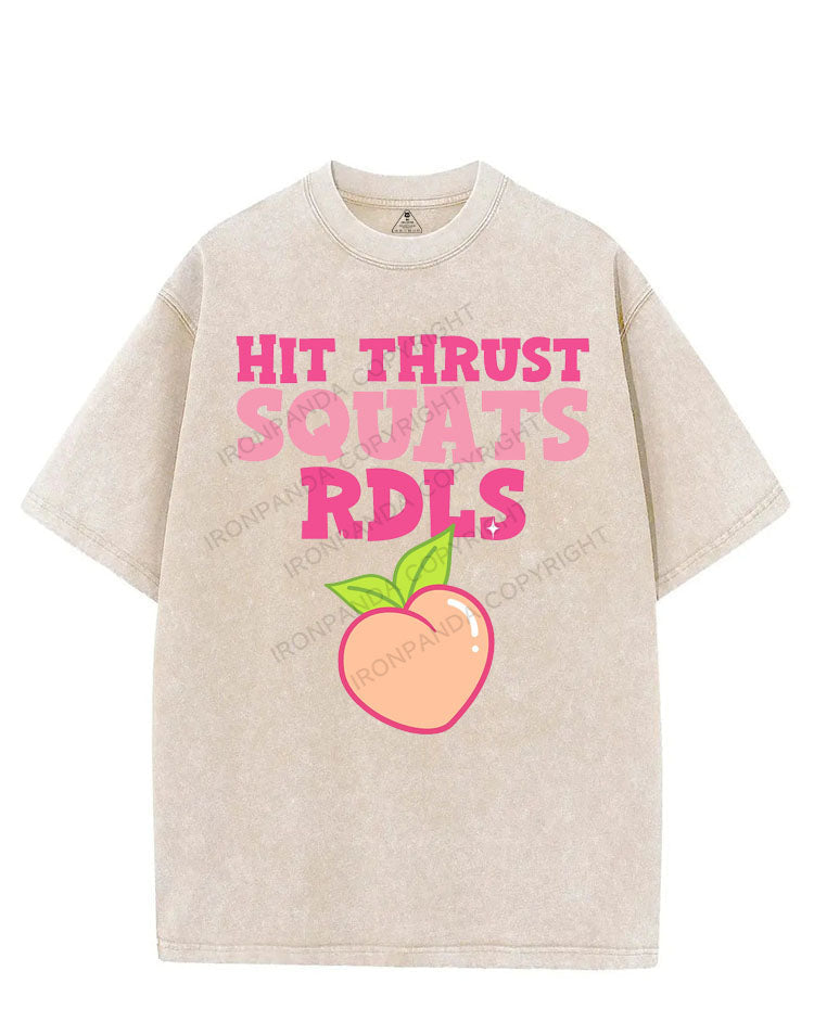 HIT THRUST SQUATS RDLS VINTAGE GYM SHIRT