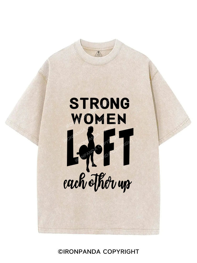 Strong Women Lift Vintage Gym Shirt