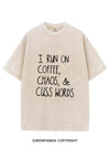 I run on coffee Vintage Gym Shirt