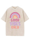 GOOD VIBES ONLY VINTAGE GYM SHIRT