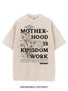 MOTHERHOOD IS KINGDOM WORK VINTAGE GYM SHIRT
