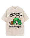 I PRETEND I'M A BUG ON MY BACK WHEN I'M DOING ABS VINTAGE GYM SHIRT