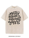MOSTLY SWEET ALWAYS SASSY VINTAGE GYM SHIRT