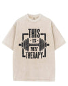 THIS IS MY THERAPY VINTAGE GYM SHIRT