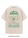 LIFE IS SWEET GRAB A SPOONFUL VINTAGE GYM SHIRT