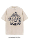 WEIGHTLIFTING IS MY THERAPY VINTAGE GYM SHIRT