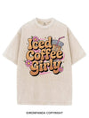 ICED COFFEE GIRLY VINTAGE GYM SHIRT