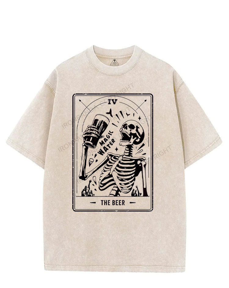 THE BEER MAGIC WATER VINTAGE GYM SHIRT