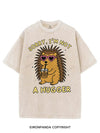 SORRY, I'M NOT A HUGGER VINTAGE GYM SHIRT
