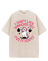 I DON'T LIKE WORKING OUT CUZ IT HURTS VINTAGE GYM SHIRT