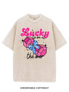 LUCKY TO BE AT THE BAR VINTAGE GYM SHIRT