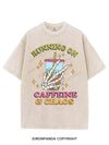 RUNNING ON CAFFEINE & CHAOS VINTAGE GYM SHIRT