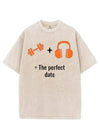 THE PERFECT DATE VINTAGE GYM SHIRT