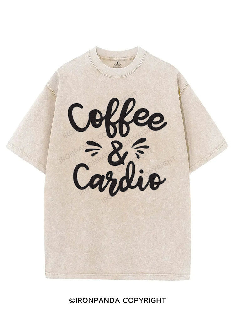 COFFEE & CARDIO VINTAGE GYM SHIRT