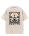 CRYING AT THE GYM SKELETON VINTAGE GYM SHIRT