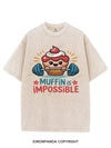 MUFFIN IS IMPOSSIBLE VINTAGE GYM SHIRT