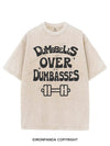 DUMBBELLS OVER DUMBASSES VINTAGE GYM SHIRT
