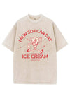 I RUN SO I CAN EAT ICE CREAM VINTAGE GYM SHIRT