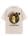 RESIST LIFT, SWEAT, REPEAT VINTAGE GYM SHIRT