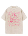 MUSCLE Mom  PINK VINTAGE GYM SHIRT